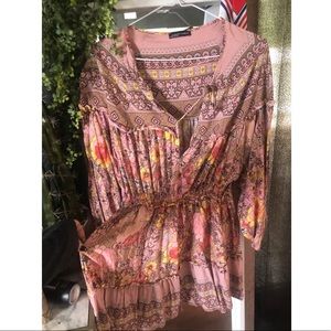 Boutique boho gypsy dress